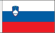 Slovenia Hand Waving Flags